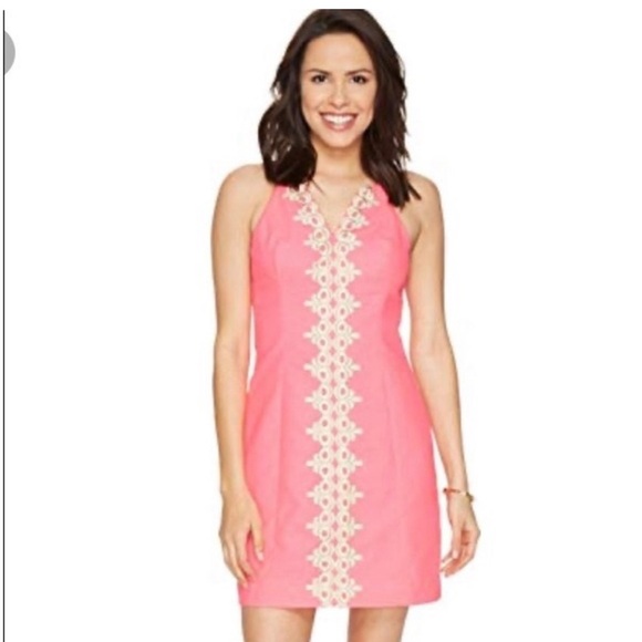 Lilly Pulitzer | Hot Pink Shift Dress | Size 0 - Picture 2 of 10